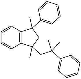 1,3-dimethyl-1-(2-methyl-2-phenylpropyl)-3-phenylindan Struktur