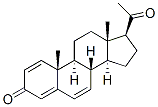 Pregna-1,4,6-triene-3,20-dione Struktur