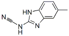 Cyanamide, (5-methyl-1H-benzimidazol-2-yl)- (9CI) Struktur