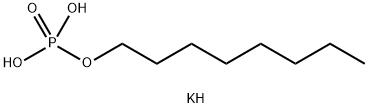 potassium octyl hydrogen phosphate Struktur