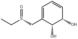 3,5-Cyclohexadiene-1,2-diol, 3-[[(S)-ethylsulfinyl]methyl]-, (1S,2R)- (9CI) Struktur