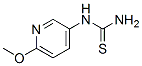 Thiourea, (6-methoxy-3-pyridinyl)- (9CI) Struktur