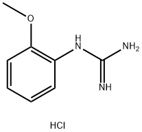 N-(2-METHOXY-PHENYL)-GUANIDINE HYDROCHLORIDE Struktur