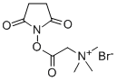 N,N,N-TRIMETHYLGLYCINE-N-HYDROXYSUCCINIMIDE ESTER, BROMIDE, 42014-55-1, 結構式