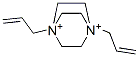 1,4-diprop-2-enyl-1,4-diazoniabicyclo[2.2.2]octane Struktur