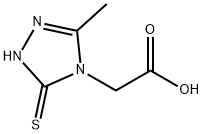 2-(3-METHYL-5-THIOXO-1H-1,2,4-TRIAZOL-4(5H)-YL)ACETIC ACID Struktur