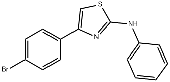 4-(4-Bromophenyl)-N-phenyl-2-thiazolamine Struktur