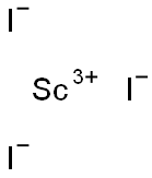 scandium triiodide Struktur