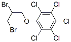 pentachloro(2,3-dibromopropoxy)benzene Struktur