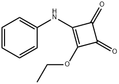 3-ANILINO-4-ETHOXYCYCLOBUT-3-ENE-1,2-DIONE Structure