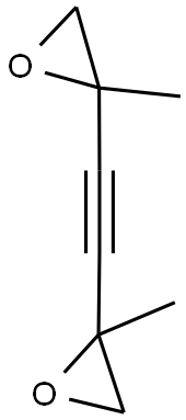 2,5-DIMETHYL-1,2,5,6-DIEPOXYHEX-3-YNE Struktur