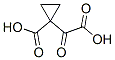 Cyclopropaneacetic acid, 1-carboxy-alpha-oxo- (9CI) Struktur