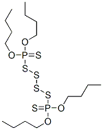 bis(dibutoxyphosphinothioyl) tetrasulphide Struktur