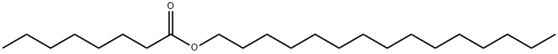 Octanoic acid, pentadecyl ester Struktur