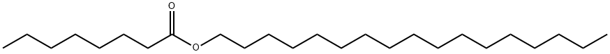 Octanoic acid, heptadecyl ester Struktur