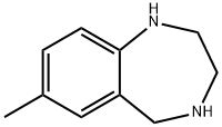 7-METHYL-2,3,4,5-TETRAHYDRO-1H-BENZO[E][1,4]DIAZEPINE Struktur