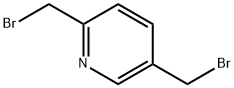 Pyridine, 2,5-bis(bromomethyl)- (9CI) Struktur