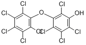 3-hydroxynonachlorodiphenyl ether Struktur