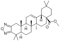 OLEAN-12-ENO[2,3-C][1,2,5]OXADIAZOL-28-OIC ACID METHYL ESTER Struktur