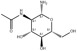 2-Acetamido-2-deoxy-β-D-glucosylamine Struktur