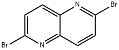 2,6-Dibromo-1,5-naphthyridine Struktur