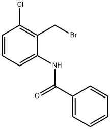 N-[2-(bromomethyl)-3-chlorophenyl]benzamide  Struktur