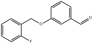 3-[(2-FLUOROBENZYL)OXY]BENZALDEHYDE Struktur