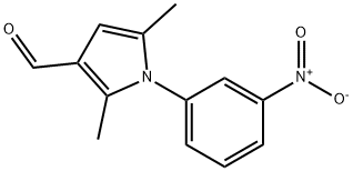 2,5-DIMETHYL-1-(3-NITROPHENYL)-1H-PYRROLE-3-CARBALDEHYDE Struktur