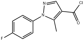 1-(4-FLUOROPHENYL)-5-METHYL-1H-PYRAZOLE-4-CARBONYL CHLORIDE price.