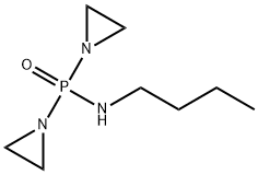 Bis(1-aziridinyl)(butylamino)phosphine oxide Struktur