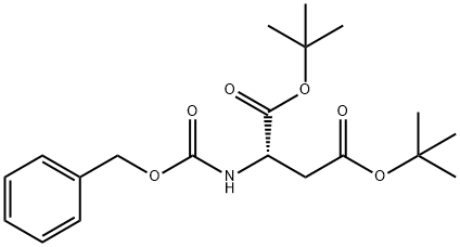 Z-L-aspartic acid di-tert·butyl ester Struktur