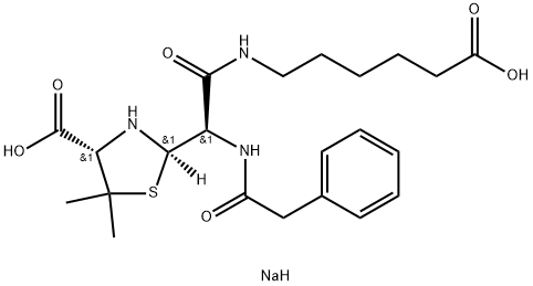 PENICILLOYL EPSILON-AMINOCAPROATE*SODIUM Struktur