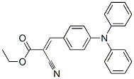 2-Cyano-3-[4-(diphenylamino)phenyl]propenoic acid ethyl ester Struktur