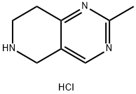 PYRIDO[4,3-D]PYRIMIDINE, 5,6,7,8-TETRAHYDRO-2-METHYL-, DIHYDROCHLORIDE Struktur