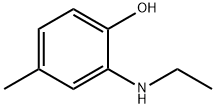 2-(ethylamino)-p-cresol Struktur