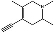 Pyridine, 4-ethynyl-1,2,3,6-tetrahydro-1,2,5-trimethyl- (9CI) Struktur