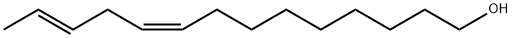 (9Z,12E)-9,12-Tetradecadien-1-ol Struktur