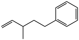 3-Methyl-5-phenyl-1-pentene Struktur