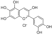 QUERCETAGETINIDIN CHLORIDE WITH HPLC Struktur