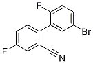 5'-Bromo-4,2'-difluoro-biphenyl-2-carbonitrile Struktur