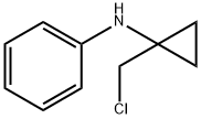 N-Phenyl-N-[1-(chloromethyl)cyclopropyl]amine Struktur