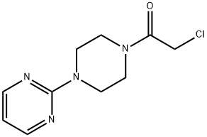 Piperazine, 1-(chloroacetyl)-4-(2-pyrimidinyl)- (9CI) Struktur