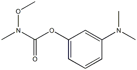 N-Methoxy-N-methylcarbamic acid 3-(dimethylamino)phenyl ester Struktur