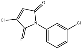 1-(3-Chlorophenyl)-3-chloro-1H-pyrrole-2,5-dione Struktur