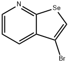 3-Bromoselenopheno[2,3-b]pyridine Struktur