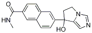 6-(7-hydroxy-6,7-dihydro-5H-pyrrolo[1,2-c]iMidazol-7-yl)-N-Methyl-2-naphthaMide Struktur