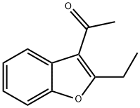 3-Acetyl-2-ethylbenzofuran Struktur