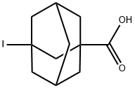 3-iodoadamantane-1-carboxylic acid Struktur