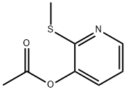 2-(Methylthio)-3-pyridinol acetate Struktur