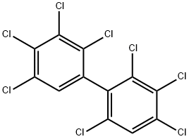 2,2',3,3',4,4',5',6-OCTACHLOROBIPHENYL Struktur